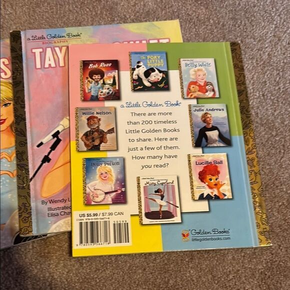 Taylor Swift Illustrated  “a little Golden Book” Books Set - Picture 3 of 4